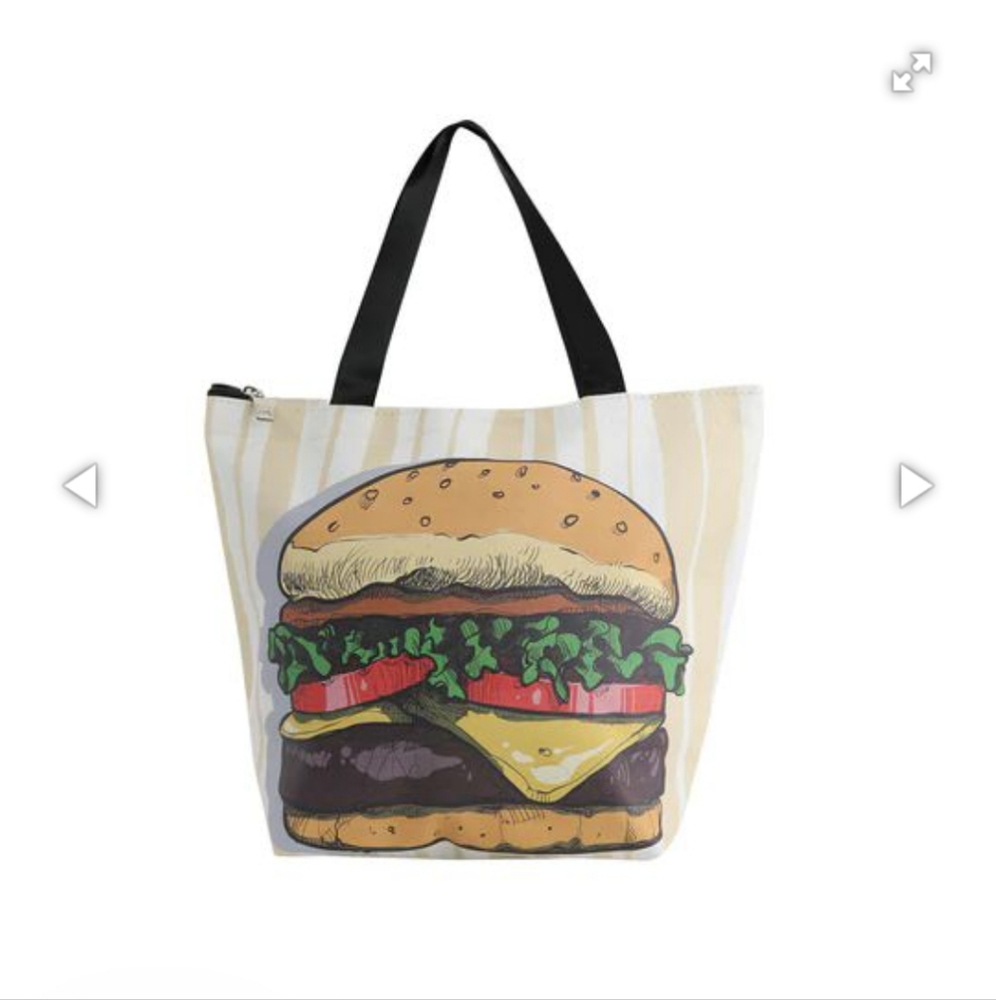 2 Moda Burger Lunch Cooler Bag NEW